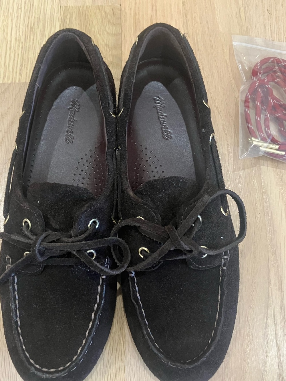 Madewell sz 7 Jamie brown suede boat shoe